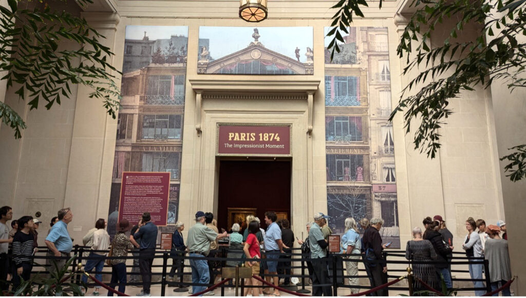 Entrance to Paris 1874 exhibition