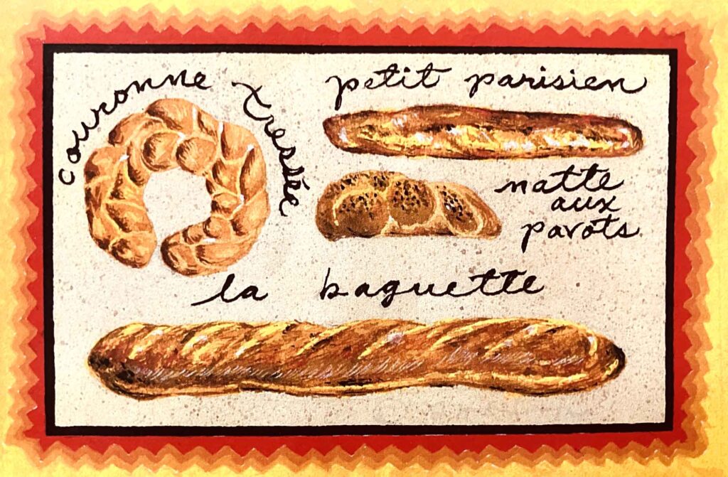 decorative image of French baked goods